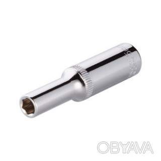 Головка шестигранна подовжена 1/4", 5&times;50 мм, Cr-V