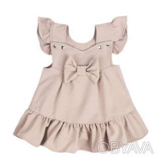 Сарафан дитячий "Ельза" двунитка, Капучіно, 86 (1.5 роки)