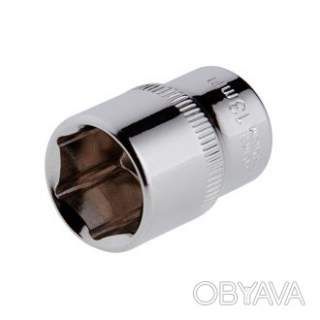 Головка шестигранна 1/4", 13&times;25 мм, Cr-V