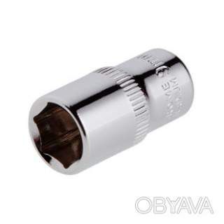 Головка шестигранна 1/4", 9&times;25 мм, Cr-V, STORM INTERTOOL ET-0439