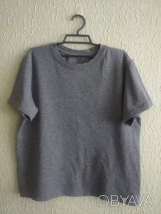 Плотна жіноча віскозна футболка прямий крій, оверсайз, сірий меланж
