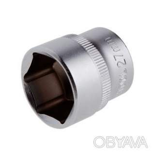 Головка шестигранна 1/2", 27мм*42мм. INTERTOOL ET-2027