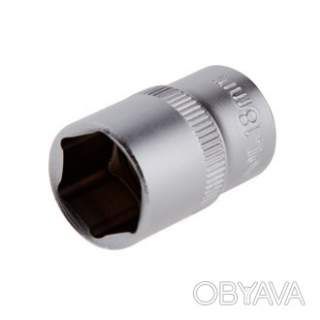 Головка шестигранна 1/2", 18мм*38мм. INTERTOOL ET-2018