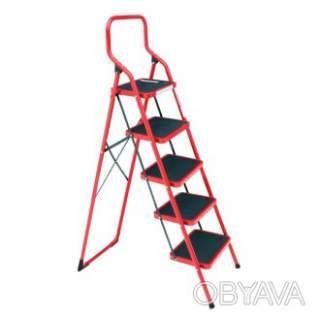 Драбина сталева, 5 сходів, 380&times;260 мм, висота