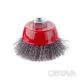 Щітка чашкова, 85 мм, M14, кручений дріт, для КШМ