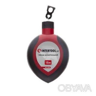 Шнур розмічальний 15 м INTERTOOL MT-2507