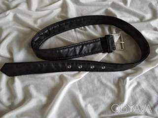 Новий чорний жіночий ремень пояс з мякенької екошкіри, Pull&Bear