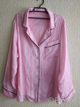 Рожевий в полоску верх піжами, жіноча піжама, р.44-46, F&F, Шрі-Ланка