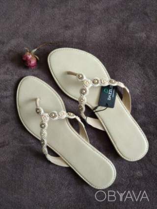 Нові легесенькі жіночі шльопанці вєтнамки на літо, Dazzle, Оае