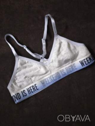 Дитячий бавовняний топ сірий меланж, білизна дівчинці р. 134-140, Weekend