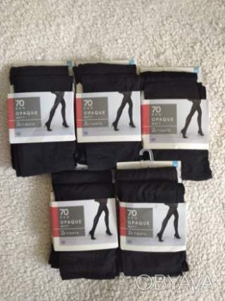 Набор з 2 штук чорних колгот 70 Ден дівчатам підліткам, C&A, Німеччин