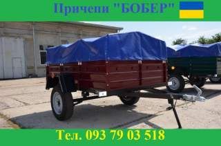 Прицеп новий Бобер 2000*1300*400 мм. Причеп від виробника