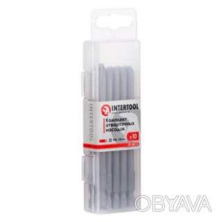 Комплект насадок до викруток PH2, 1/4", 100 мм, уп. 10 шт.
