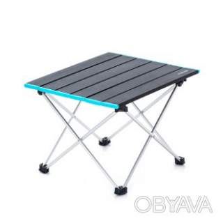 Стіл розкладний Naturehike NH19Z008-Z, алюміній, Розмір S, сірий