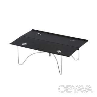 Складаний стіл Naturehike CNK2450JJ024, 31х21 см, алюміній, чорний