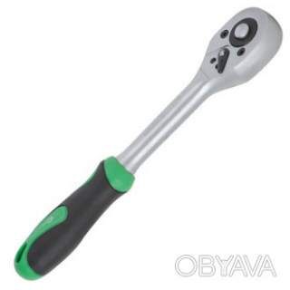 Рукоятка з храповим механізмом, 3/8", 90 зубів INTERTOOL HT-2125