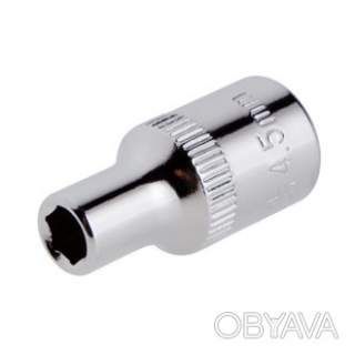 Головка шестигранна 1/4", 4, 5&times;25 мм, Cr-V
