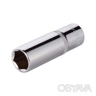 Головка шестигранна подовжена 3/8", 14&times;64 мм, Cr-V