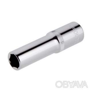 Головка шестигранна подовжена 3/8", 10&times;64 мм, Cr-V