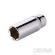 Головка шестигранна подовжена 1/4", 14&times;50 мм, Cr-V