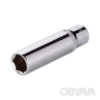 Головка шестигранна подовжена 1/4", 9&times;50 мм, Cr-V
