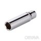 Головка шестигранна подовжена 1/4", 9&times;50 мм, Cr-V