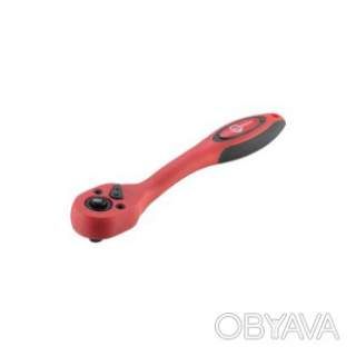 Рукоятка із храповим механізмом на 72 зуба 1/4" вигнута Cr-v(Professional)