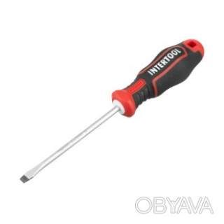 Викрутка шлицьова, SL5, 0&times;100 мм, S2, STORM INTERTOOL VT-3406