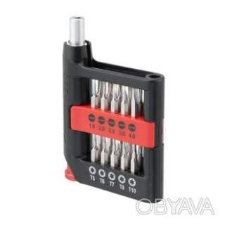 Викрутка прецизійна з комплектом насадок, 21 од. INTERTOOL VT-3339