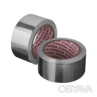 Скотч алюмінієвий термостійкий, 25 м, 50 мм INTERTOOL KT-0992