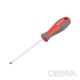 Викрутка шлицьова, SL3, 0&times;100 мм, Cr-V INTERTOOL VT-3302