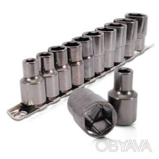Набір головок 10 шт. 1/2" INTERTOOL ET-6006