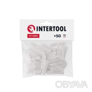 Клини для плитки 32 мм / 50 шт INTERTOOL HT-0392