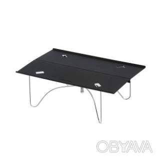 Складаний стіл Naturehike CNK2450JJ024, 31х21 см, алюміній, чорний
