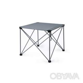 Складаний стіл Naturehike CNK2450JJ013, M, алюміній, сірий