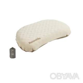 Подушка надувна ультралегка Naturehike CNK2300DZ024, 66х36 см, бежева