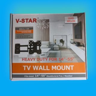 Крепление кронштейн прочное для ТВ 14-55 V-Star 8084 black
