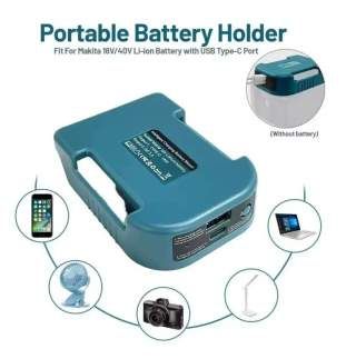 Адаптер перехідник USB/Type-C для акумуляторів Makita та аналогів